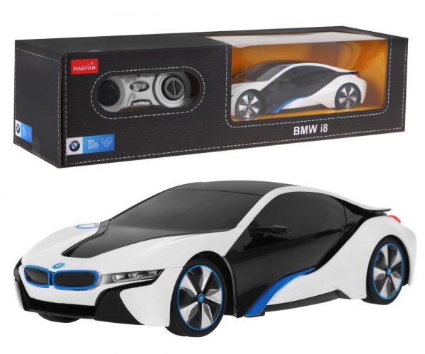 R/C toy car the BMW i8 White 1:24 RASTAR