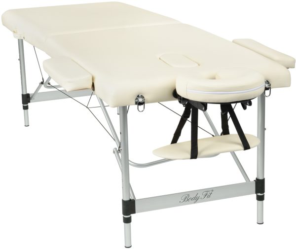 Stół, łóżko do masażu 2-segmentowe aluminiowe XXL